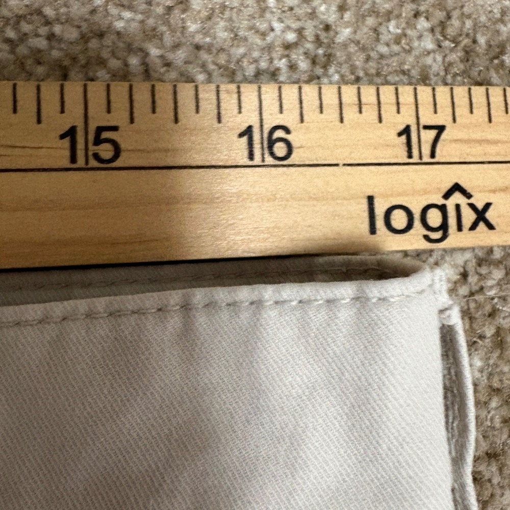 Peter Millar Mens 33x34 5-Pocket Pants Stone Straight Leg Cotton Light Khaki - Picture 4 of 7
